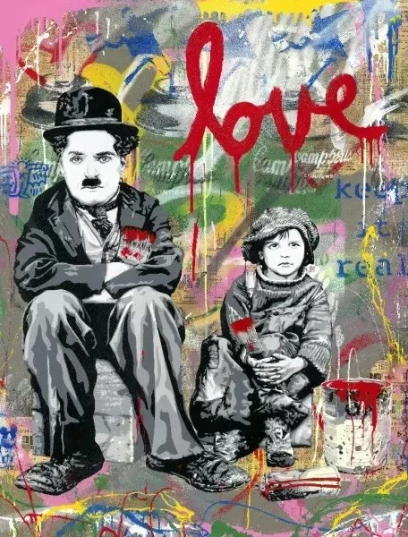 CHAPLIN ! LOVE (ORIGINAL) BY MR. BRAINWASH