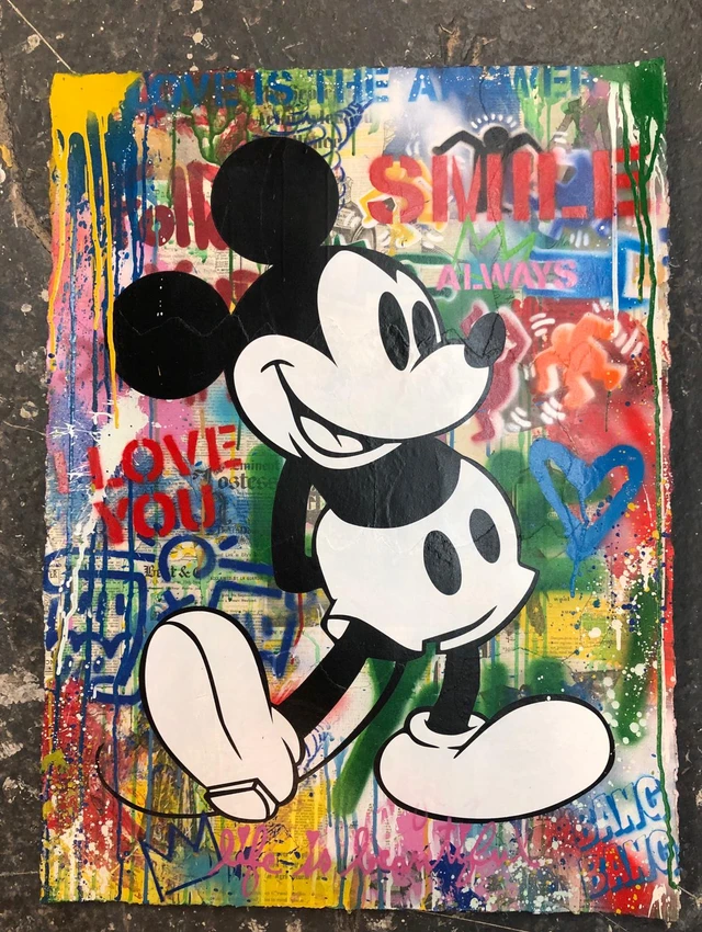 MICKEY !! (ORIGINAL) BY MR. BRAINWASH