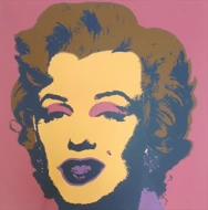 MARILYN MONROE 11.27 BY ANDY WARHOL FOR SUNDAY B. MORNING