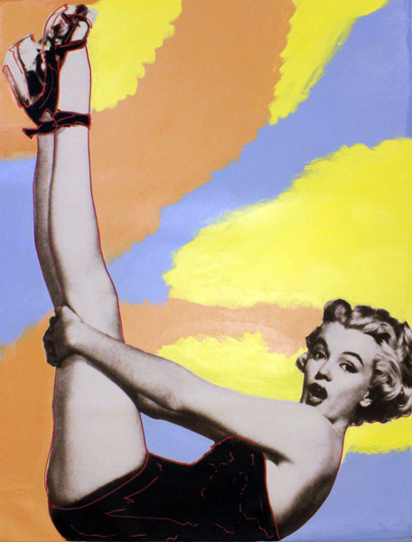 MARILYN - HEAD'S UP! BY STEVE KAUFMAN