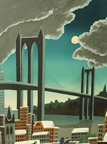 BROOKLYN BRIDGE I BY THOMAS MCKNIGHT