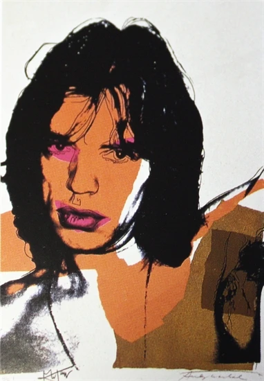MICK JAGGER FS II.141 BY ANDY WARHOL