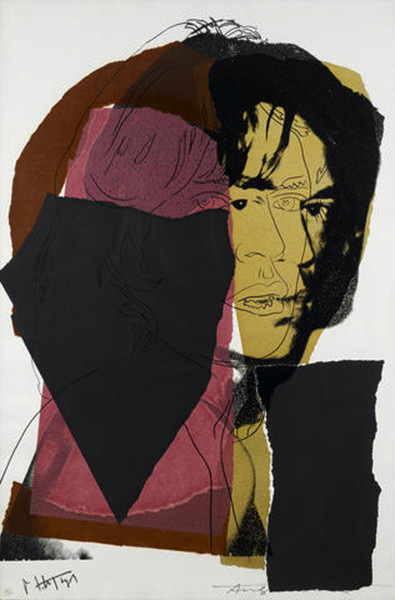 MICK JAGGER FS II.139 BY ANDY WARHOL