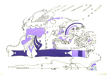 TRANSLUCENT VISION (PURPLE) BY PETER MAX