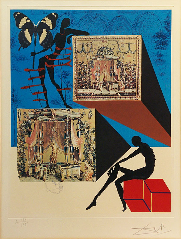 DRESSED IN THE NUDE IN THE SURREALIST FASHION BY SALVADOR DALI