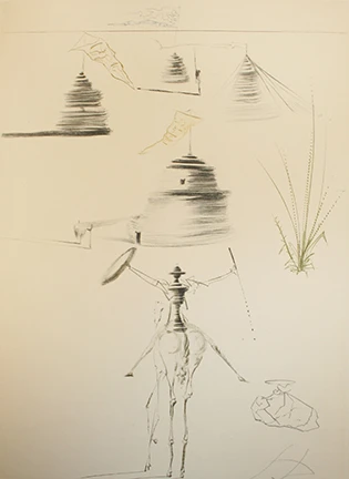 LE CAMP DU ROI MARC BY SALVADOR DALI