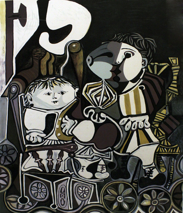 DEUX ENFANTS ASSIS BY MARINA PICASSO