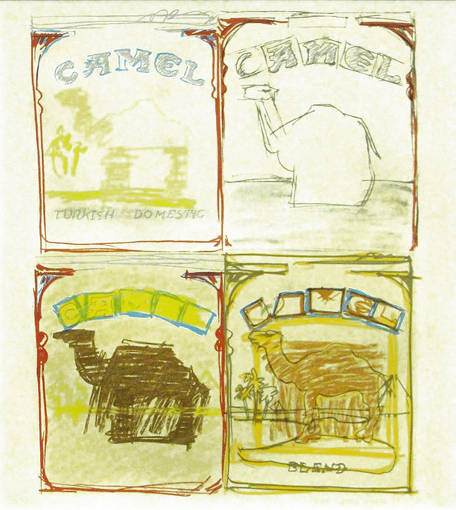 CAMEL QUARTET BY LARRY RIVERS