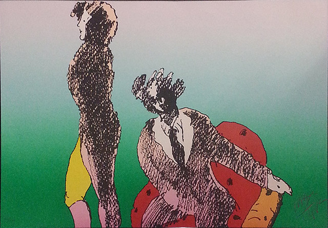 ACROSS THE ROOM BY PETER MAX