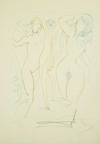 ADAM & EVE BY SALVADOR DALI