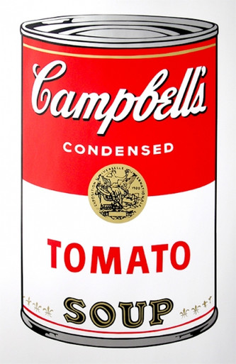 送料無料 日本 CAMPBELL - TOMATO SOUP B SUNDAY FOR WARHOL ANDY BY CAN コレクション
