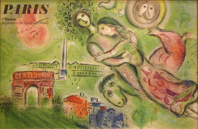 Romeo And Juliet By Marc Chagall Grun Art