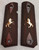 Colt 1911 Double Diamond Grips with Gold Horse