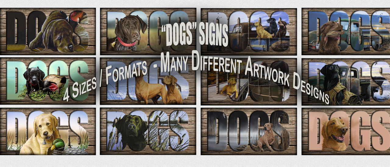 "DOGS" Sign