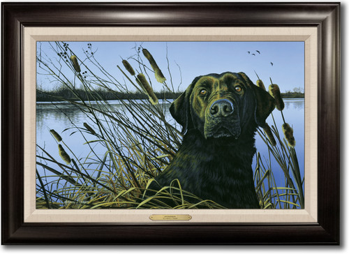 "Anticipation" Framed Canvas Print