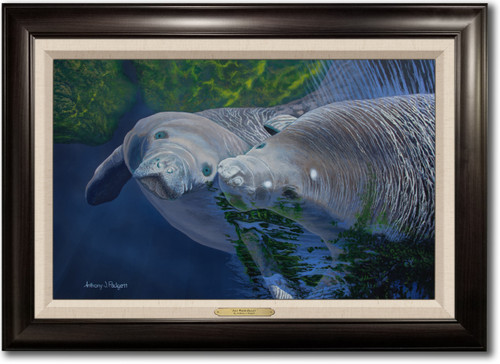 "Salt Water Ballet" Framed Canvas Print