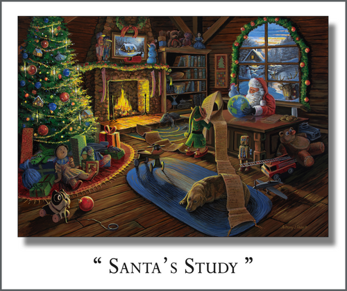 Santa's Study - Quick-Change Art Panel