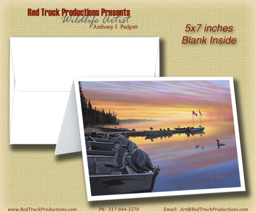 5x7 Notecard- "Canadian Dawn"