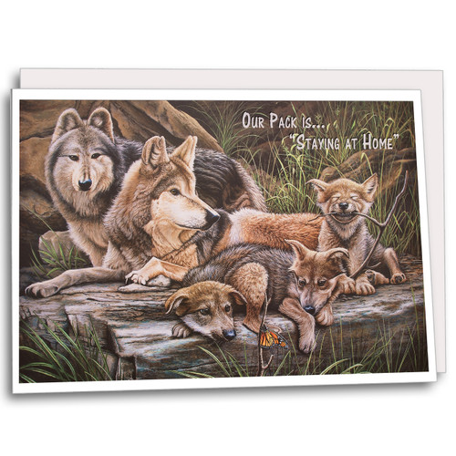 Our Pack is "Staying at Home"