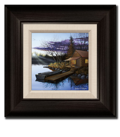 Small Canvas Print - Hunter's Cabin