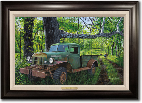"Springtime Power" -  Framed Canvas with Optional Truck Door Personalization