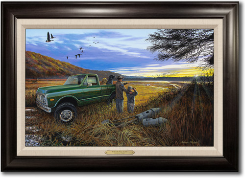 "Migratory Field Studies" -  Framed Canvas with Optional Truck Door Personalization