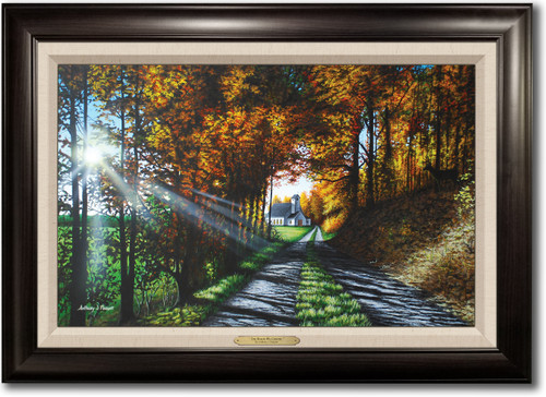 "The Roads We Choose" Framed Canvas Print