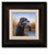 Small Canvas Print - Morning Conquest - Black Lab