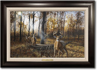 "Busted" Framed Canvas Print