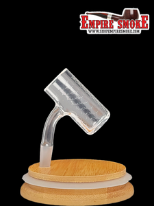 Long Island Quartz Honeycomb Etched Quartz Banger Beveled Edge 25MM 10M/45