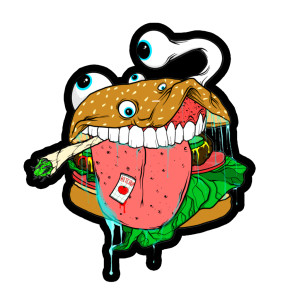 Moodmats- A. BROOKS 12" "Psychedelic Slider" w/ full color application