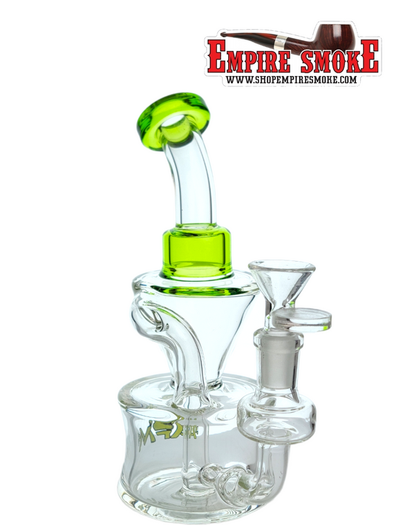 AFM GLASS Colored Lip Recycler Green