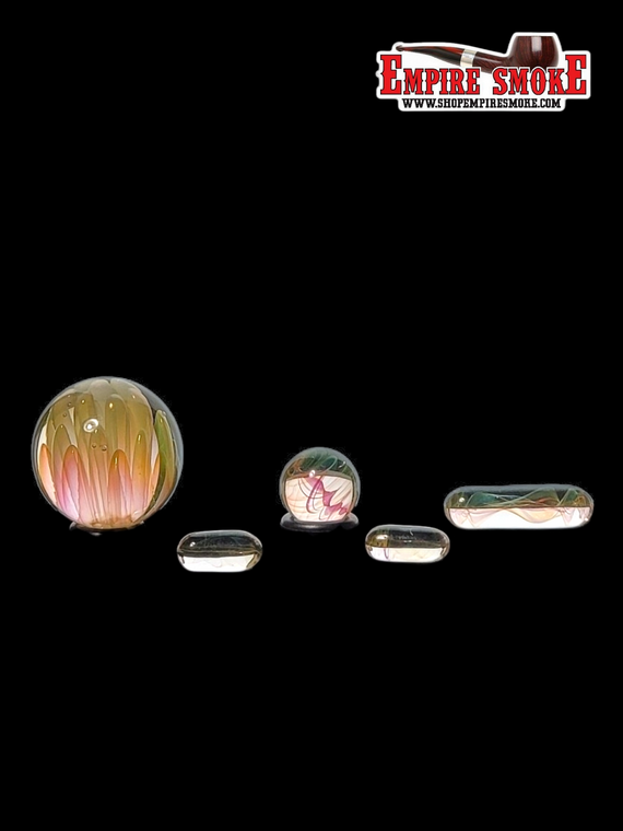 Raleigh glass factory 5pc Slurper Set Fume #3