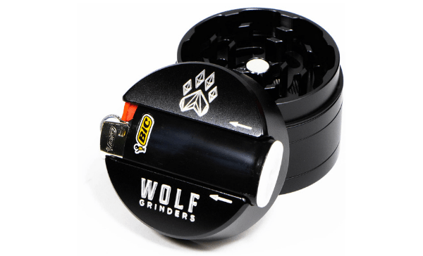 Wolf Bic 4-Piece Tobacco Grinder