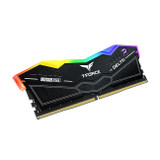 Team T-Force Delta RGB 32GB Kit (2 x 16GB), DDR5, 6000MHz (PC5-48000), CL38, ECC, XMP 3.0, PMIC, DIMM Memory, Black