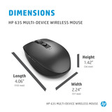 HP 635 Multi-Device Bluetooth Wireless Mouse