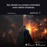 Sony K75XR70PU 75" BRAVIA 7 QLED (XR | Mini LED) 4K HDR Google TV