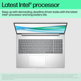 HP ProBook 460 G11 Intel Core Ultra 7 155U Laptop 40.6 cm (16") WUXGA 16 GB DDR5-SDRAM 512 GB SSD Wi-Fi 6E (802.11ax) Windows 11 Pro AI PC Silver