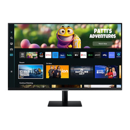 Samsung 27" M5 Smart Monitor with Speakers & Remote - Black - OPEN BOX 