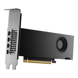 PNY RTX2000 Ada Professional Graphics Card, 16GB DDR6, 4 Mini DP (DP Adapter), 2816, CUDA Cores, Dual-Slot, Low Profile, Retail