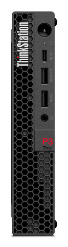Lenovo ThinkStation P3 Tiny Intel® Core™ i7 i7-14700 32 GB DDR5-SDRAM 512 GB SSD NVIDIA RTX A400 Windows 11 Pro Mini PC Workstation Black