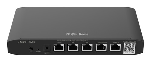 Ruijie Networks RG-EG105G-V3 network switch Managed Gigabit Ethernet (10/100/1000) Black