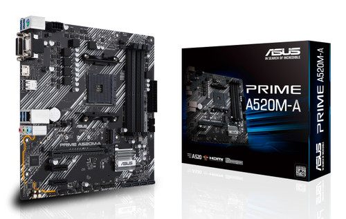 ASUS PRIME A520M-A II/CSM AMD A520 Socket AM4 micro ATX