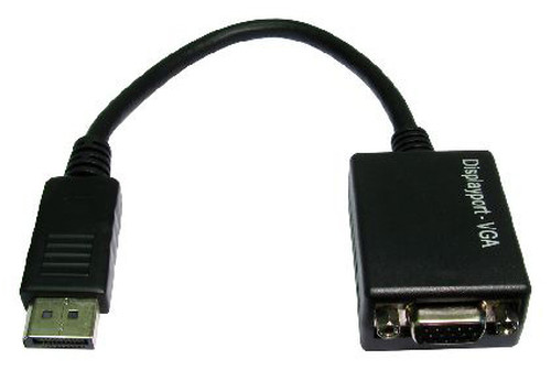DISPLAY PORT - VGA M/F DISPLAYPORT BLACK