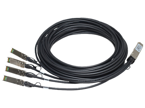 HPE 40G QSFP+/4 x 10G SFP+ 3m InfiniBand/fibre optic cable QSFP+ 4x SFP+ Black