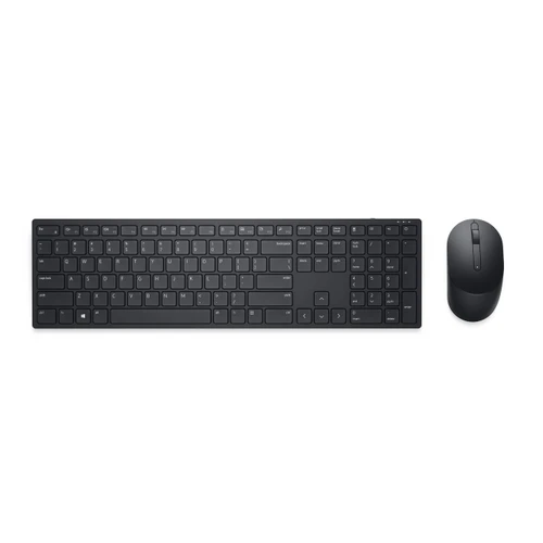 DELL Pro Keyboard and Mouse - KM5221W - US International (QWERTY) - Black