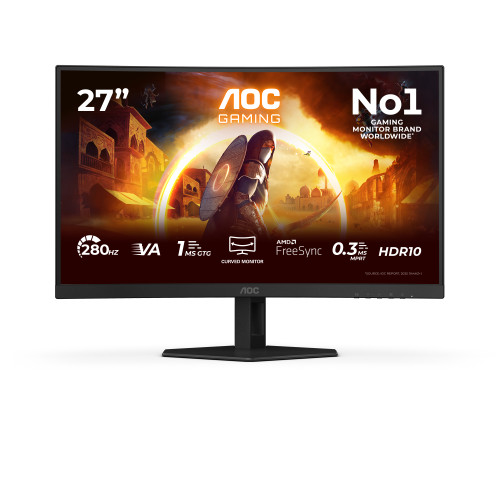 AOC G4 C27G4ZXE computer monitor 68.6 cm (27") 1920 x 1080 pixels Full HD LED Black, Grey