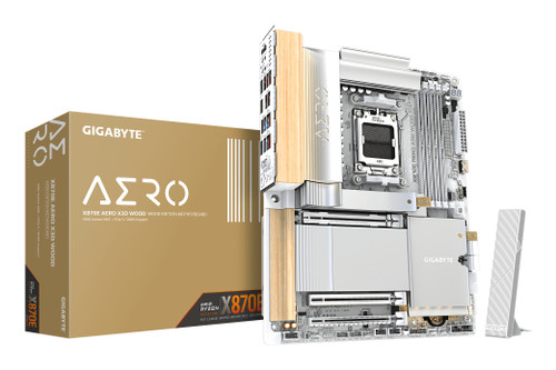 GIGABYTE X870E AERO X3D WOOD Motherboard