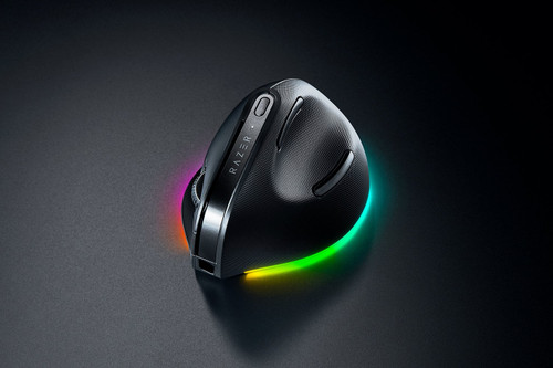 Razer Pro Click V2 Vertical mouse Universal Right-hand RF Wireless + Bluetooth + USB Type-C Optical 30000 DPI