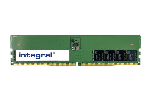 Integral 32GB PC RAM MODULE DDR5 4800MHz PC5-38400 UNBUFFERED NON-ECC DIMM 1.1V 2GX8 CL40 EQV. TO M323R4GA3BB0-CQK FOR SAMSUNG